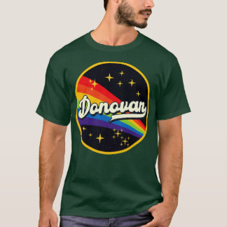 Donovan regenboog in ruimte stijl t-shirt