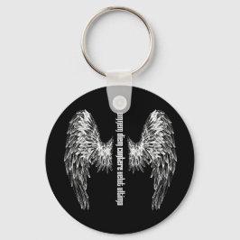 Donovan's tattoo basale zwarte knoopsleutelketen sleutelhanger