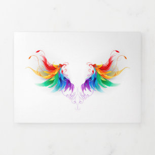 Dons Regenboogvleugels Drieluik Aankondiging