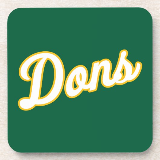 Dons Script Lettertype Bier Onderzetter (Voorkant)