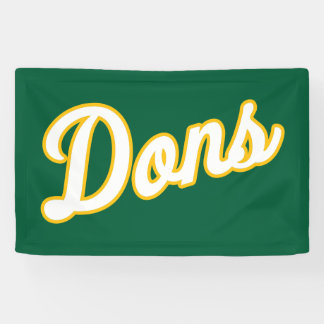 Dons Script Lettertype Spandoek