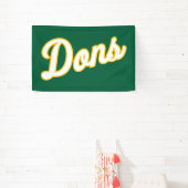 Dons Script Lettertype Spandoek (Insitu)