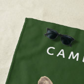 Donsjack Tijger | Voeg Je Naam Toe Strandlaken (In situ)