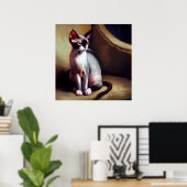 Donskoy Cat Poster (Thuiskantoor)