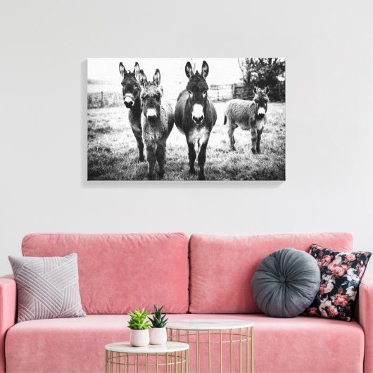 Donsleutels in een veld canvas afdruk (Insitu (Woonkamer))