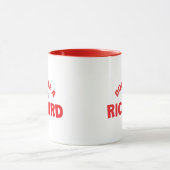 Don't Be A Richard Coffee Mug – Bold Red Sarcasm (Centre)