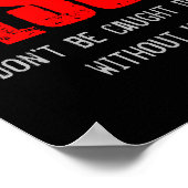 Dont Be Caught Dead  Poster (Hoek)