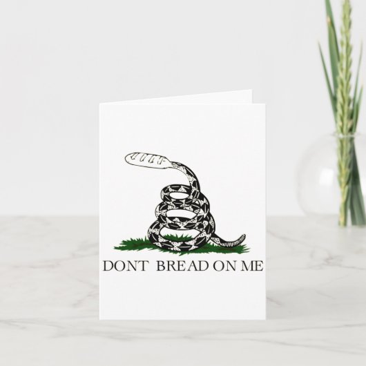 Dont Bread On Me  Kaart (Voorkant)
