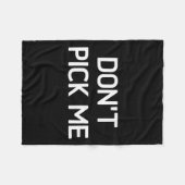 Don't Ck Me, Funny, Jokes, Sarcastic Fleece Deken (Voorkant (Horizontaal))