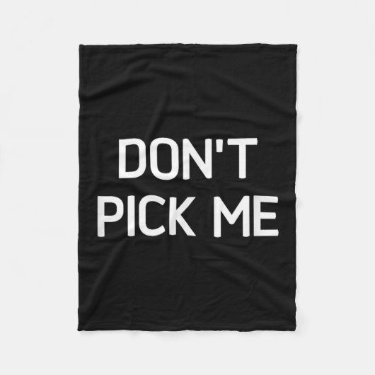 Don't Ck Me, Funny, Jokes, Sarcastic Fleece Deken (Voorkant)