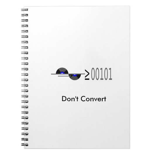 Dont Convert Notitieboek (Voorkant)