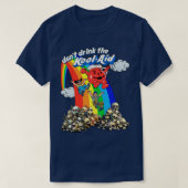 Dont Drink De KoolAid Retro Psychedelic Design 1 T-shirt (Design voorkant)