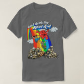 Dont Drink De KoolAid Retro Psychedelic Design 1 T-shirt (Design voorkant)