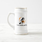 Dont Drink en vliegende heks Bierpul (Links)