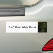 Dont Drive Drunk Horse élevant Bumper Sticker (En voiture)
