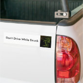 Dont Drive Drunk Horse élevant Bumper Sticker (Sur camion)