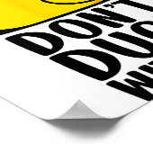 Don't Duck With Me, Rubber Ducky Funny Meme Cool D Poster (Hoek)