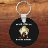 Don't E Me I Fart Easily Funny Sarcasm Humor Chick Sleutelhanger (Voorkant)