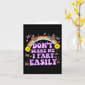 Don't E Me I Fart Gemakkelijk Grappig Embarring Ad Kaart (Gele Bloem)