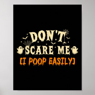 Don't E Me I Op Gemakkelijk Halloween Kostuum Grap Poster