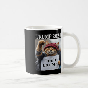 Don't Eat Me Cats voor Trump 2024 Koffiemok