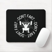Dont Far Funny Fitness Gym Gift  Muismat (Met muis)