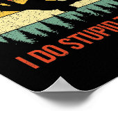 Dont Follow Me I Do Stud Things Snowboarding  Poster (Hoek)