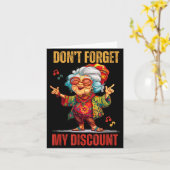 Don't Forget My Funny Old People Senior Kaart (Gele Bloem)