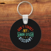 Dont Forget My Senior Old People Grand  Sleutelhanger (Voorkant)