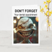 Don't forget your dental appointment. kaart (Gele Bloem)