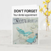Don't forget your dental appointment. kaart (Gele Bloem)