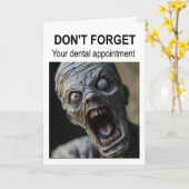 Don't forget your dental appointment. kaart (Gele Bloem)