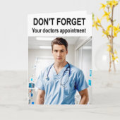 Don't forget your doctors appointment. kaart (Gele Bloem)