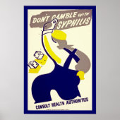Dont Gamble met zigeuners Poster (Voorkant)
