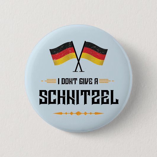 Dont Geef Schnitzel Funny Oktoberfest Ronde Button 5,7 Cm (Voorkant)