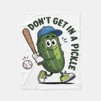 Don't Get In A Pickle Funny Bysebyll Men Women  Fleece Deken