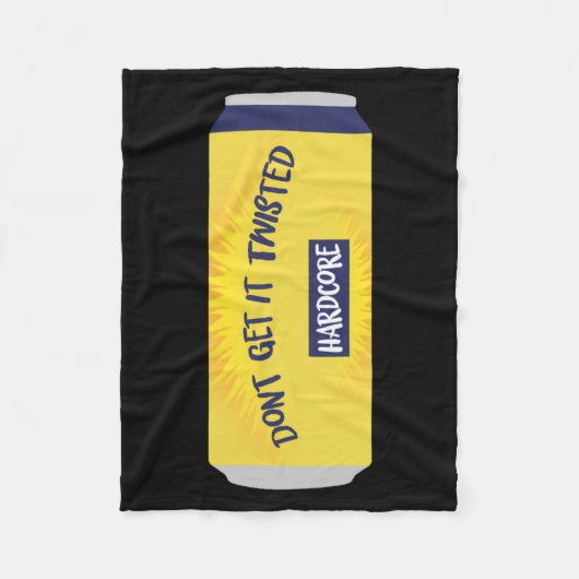 Dont Get It Twisted Tee Tea Meme Long Sleeve  Fleece Deken (Voorkant)