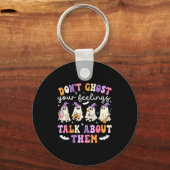 Dont Ghost Your Feeling Halloween School Counselor Sleutelhanger (Voorkant)