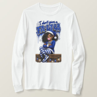 Don't Give One blue1 Dames Sweatshirt Witte Shirt