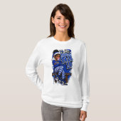 Don't Give One blue2 Dames Sweatshirt (Voorkant volledig)