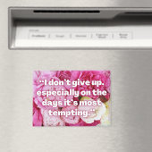 Don't Give Up - Positive Affirmation Magnet Magneet (Insitu (Vaatwasser))