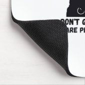 Dont Go Outside There Are People Out There  Muismat (Hoek)