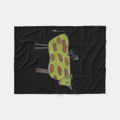 Dont Have A Cow Man  Fleece Deken (Voorkant (Horizontaal))