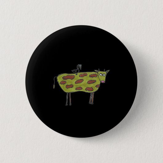 Dont Have A Cow Man  Ronde Button 5,7 Cm (Voorkant)