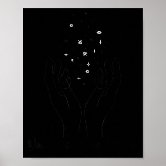 Don't Hide Your Magic Motivational Quote Sitive Vi Poster (Voorkant)