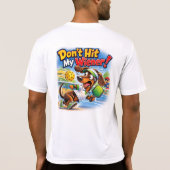 Don't hit my wiener!   t-shirt (Achterkant)