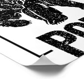 Don't Ke Funny Bear _ Cute Superhero Bear Usa Gift Poster (Hoek)