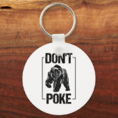 Don't Ke Funny Bear _ Cute Superhero Bear Usa Gift Sleutelhanger (Voorkant)