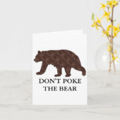 Dont Ke The Bear Kaart (Gele Bloem)