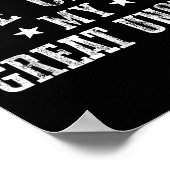 Don't Make Me Call My Great Uncle Funny Great Neph Poster (Hoek)